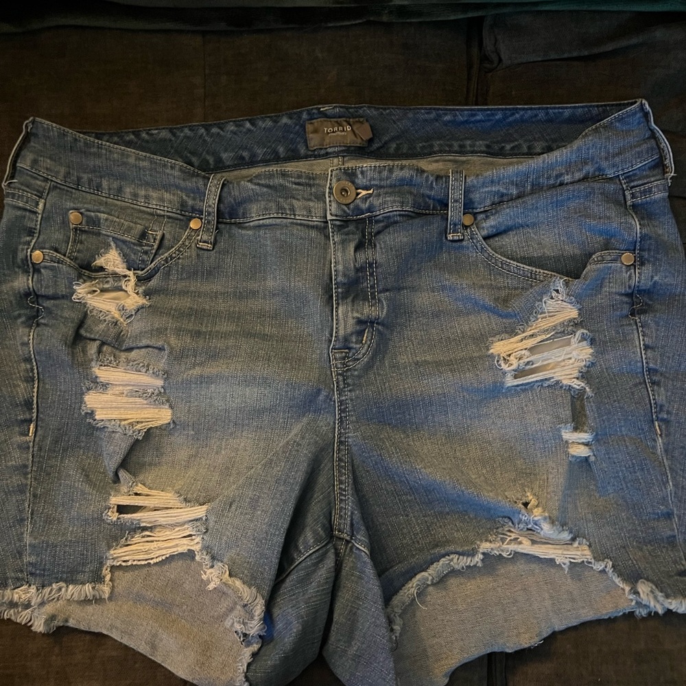 Torrid denim shorts